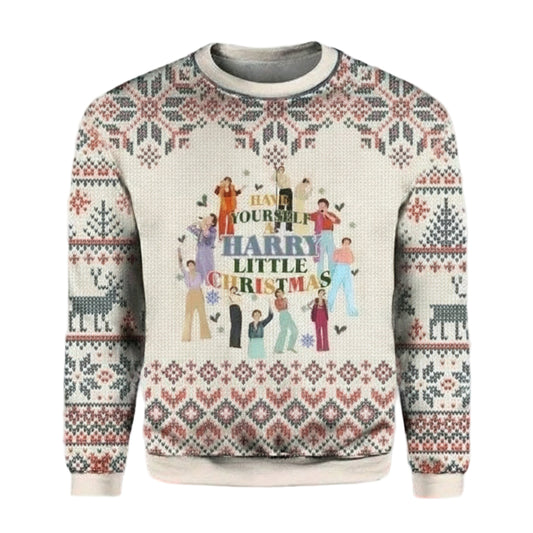 Have Yourself A Harrys House Little Harrys Fine Harry 3d Ugly Christmas Sweater ? Usalast