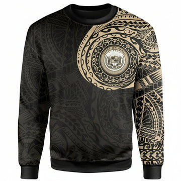 Hawaii In My Heart Tattoo Style Sweater ? New Version Knitted Long-Sleeved Sweater A7 ? Usalast