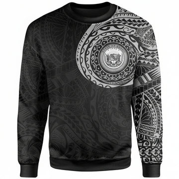 Hawaii In My Heart Tattoo Style Sweater Special Knitted Long-Sleeved Sweater A7 ? Usalast