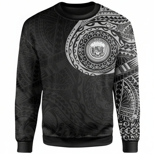 Hawaii In My Heart Tattoo Style Sweater Special Knitted Long-Sleeved Sweater A7 ? Usalast