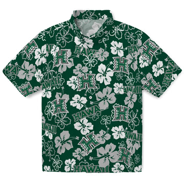 Hawaii Rainbow Warriors Hibiscus Bloom Hawaiian Shirt – Moonbestprint