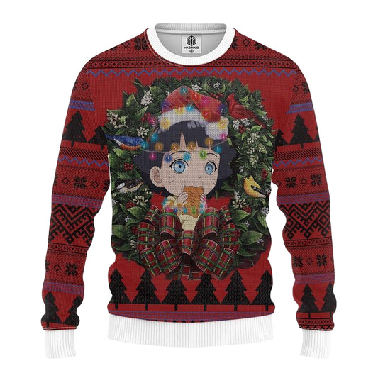 Himawari Crayon Shinchan Mc Ugly Christmas Sweater Thanksgiving Gift ? Usalast