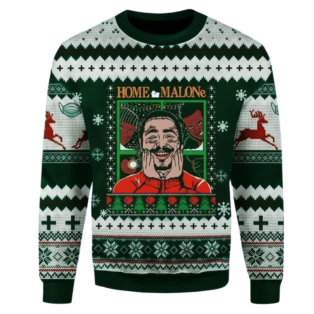 Home Malone Kevin Home Malone 3d Ugly Christmas Sweater ? Usalast