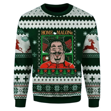 Home Malone Kevin Home Malone 3d Ugly Christmas Sweater ? Usalast