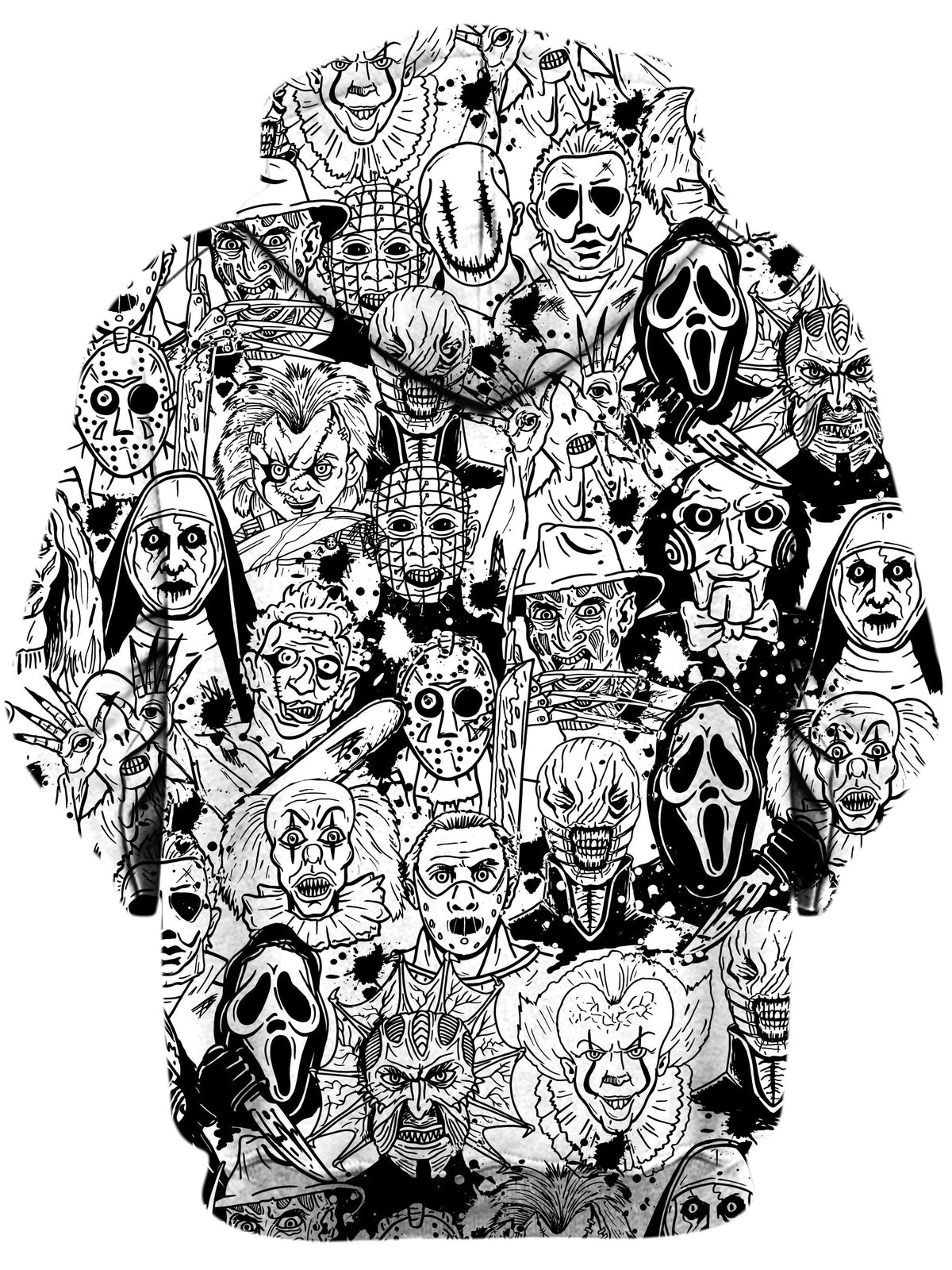 Horror Villains Hoodie - Moonbestprint