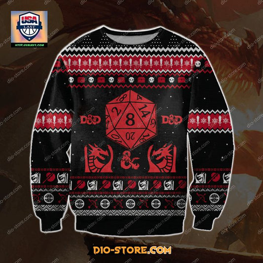 Hot Dungeons Dragons Christmas Sweater ? Usalast