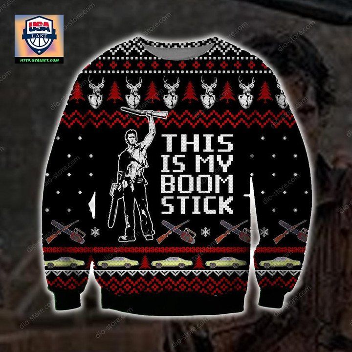 Hot This Is My Boomstick Printed Sweater ? Usalast