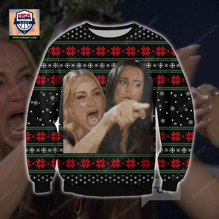 Hot Woman Yelling At A Cat The Printed Sweater ? Usalast