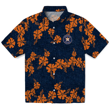 Houston Astros Hawaiian Shirt - 50th State Flower | Moonbestprint