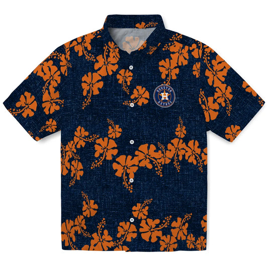 Houston Astros Hawaiian Shirt - 50th State Flower | Moonbestprint