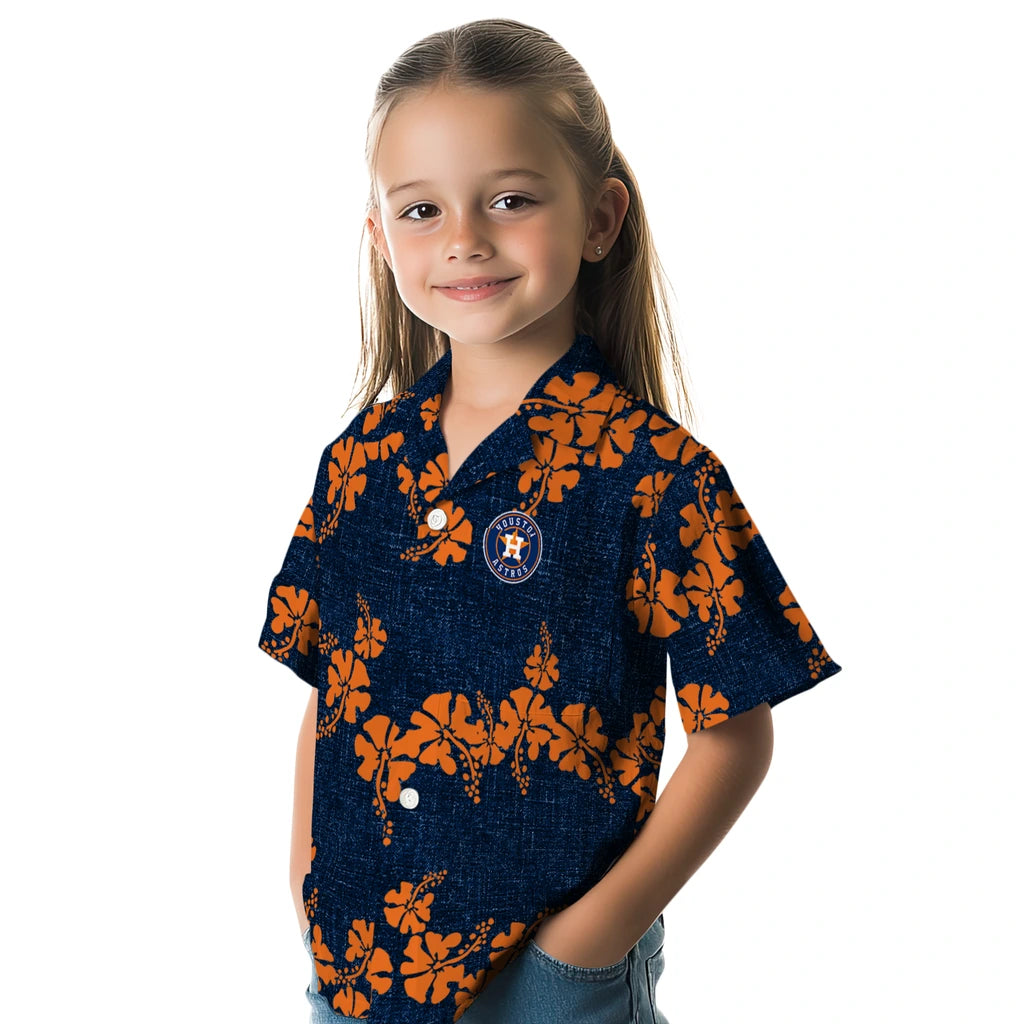 Houston Astros Hawaiian Shirt - 50th State Flower | Moonbestprint