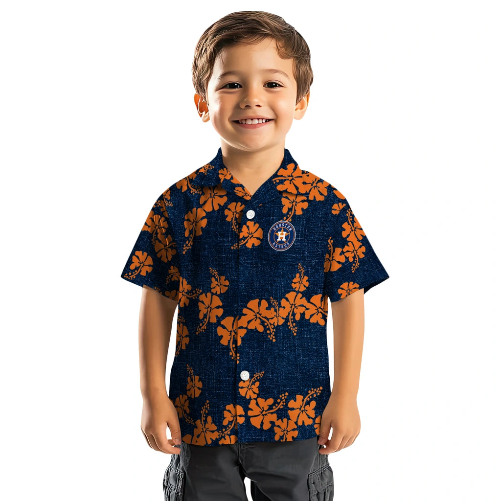 Houston Astros Hawaiian Shirt - 50th State Flower | Moonbestprint