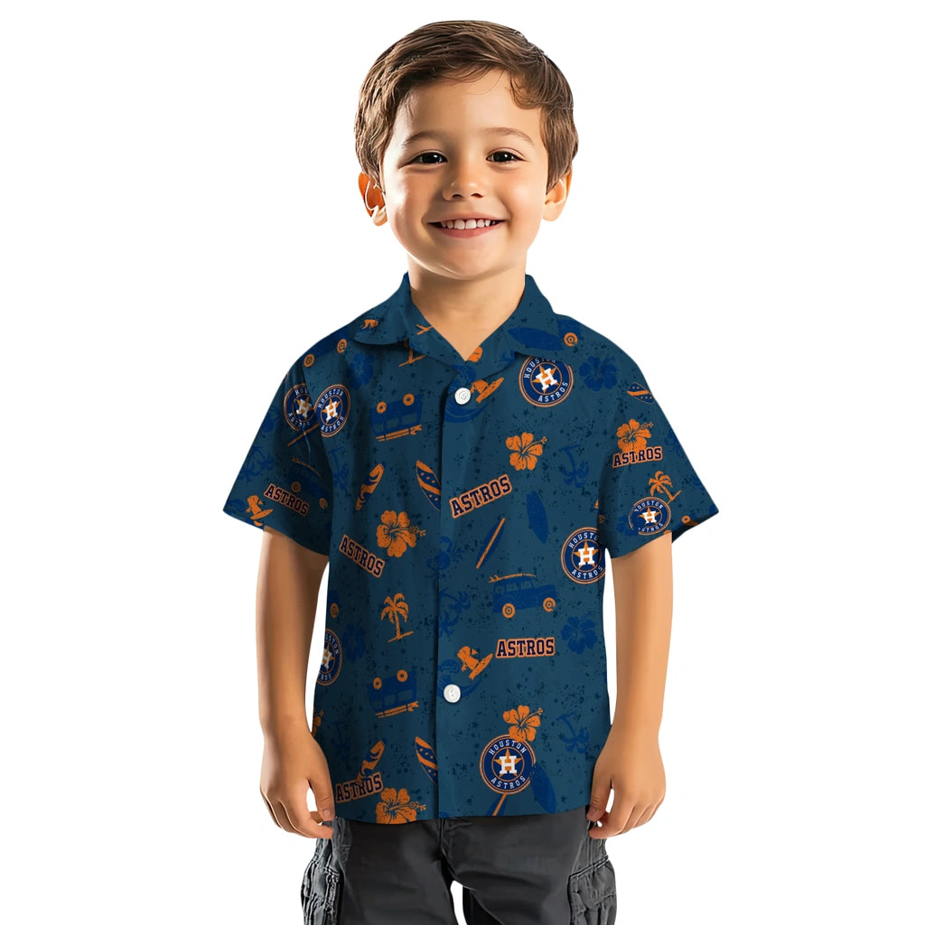 Houston Astros Hawaiian Shirt - Beach Vibe | Moonbestprint