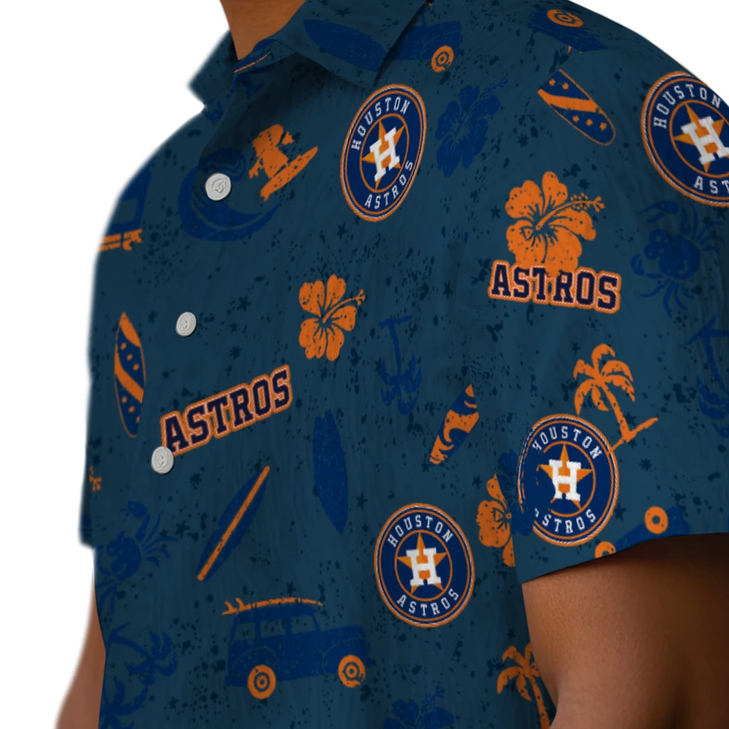 Houston Astros Hawaiian Shirt - Beach Vibe | Moonbestprint