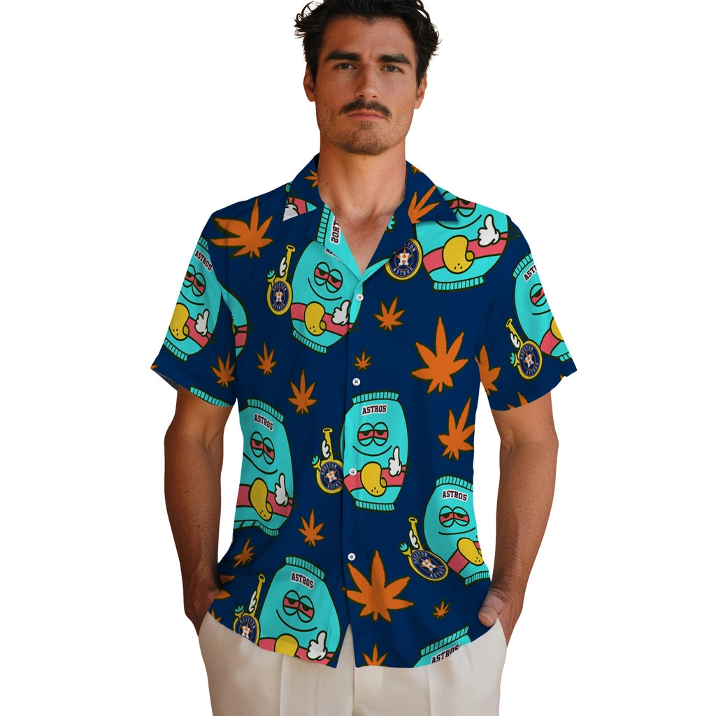 Houston Astros Hawaiian Shirt - Chill Vibe | Moonbestprint