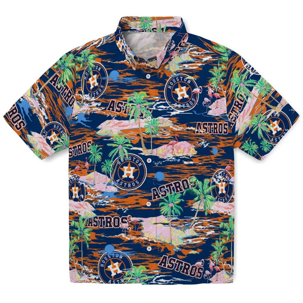 Houston Astros Flamingo Retreat 2026 Hawaiian Shirt – Moonbestprint