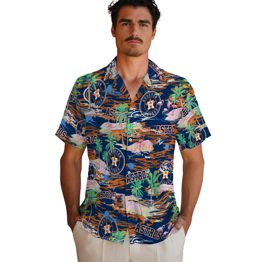 Houston Astros Flamingo Retreat 2026 Hawaiian Shirt – Moonbestprint