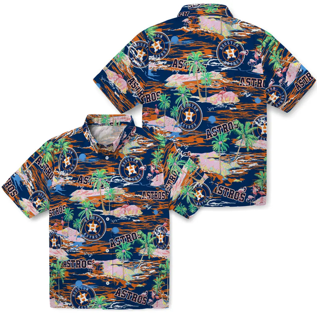 Houston Astros Flamingo Retreat 2026 Hawaiian Shirt – Moonbestprint