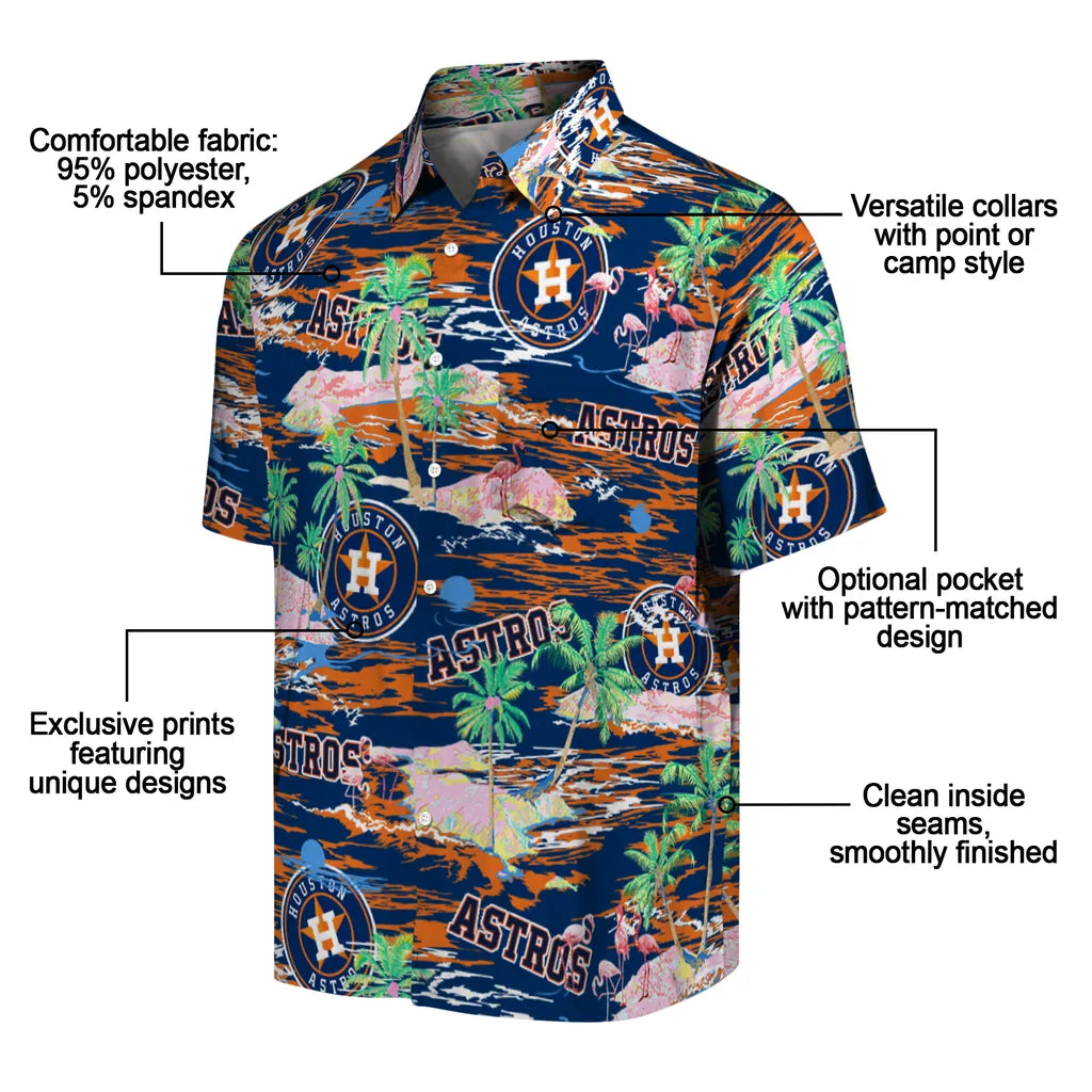 Houston Astros Flamingo Retreat 2026 Hawaiian Shirt – Moonbestprint
