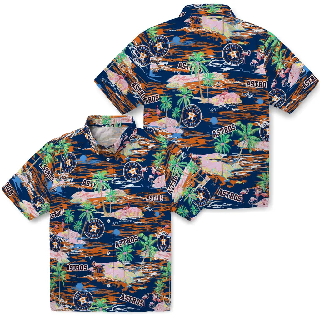Houston Astros Hawaiian Shirt - Hawaii Island | Moonbestprint
