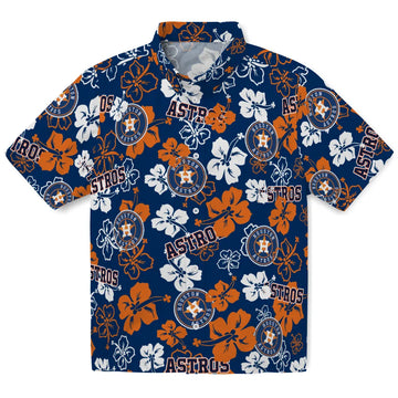 Houston Astros Hibiscus Bloom Hawaiian Shirt – Moonbestprint
