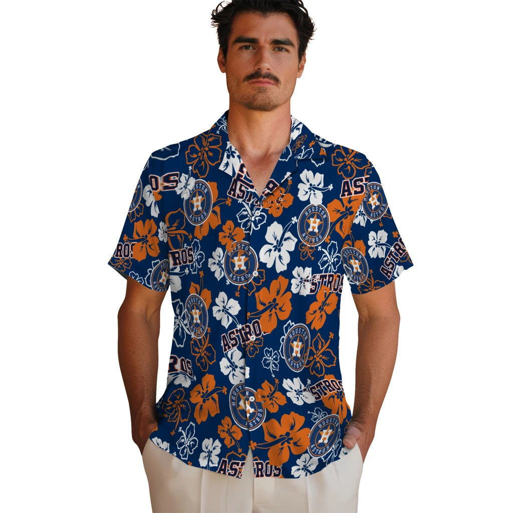 Houston Astros Hibiscus Bloom Hawaiian Shirt – Moonbestprint