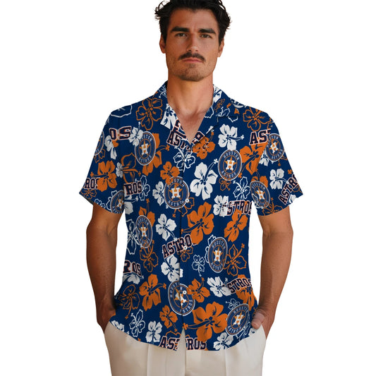 Houston Astros Hibiscus Bloom Hawaiian Shirt – Moonbestprint