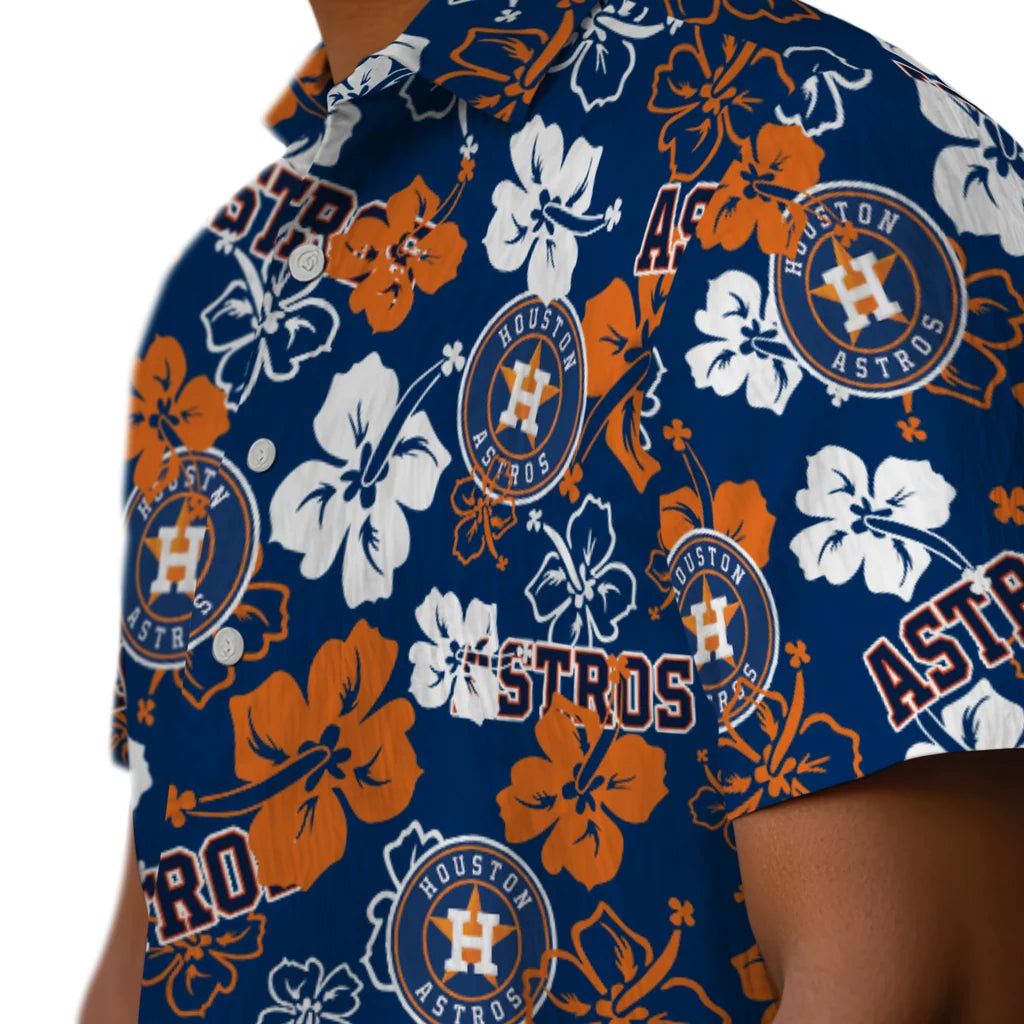 Houston Astros Hibiscus Bloom Hawaiian Shirt – Moonbestprint