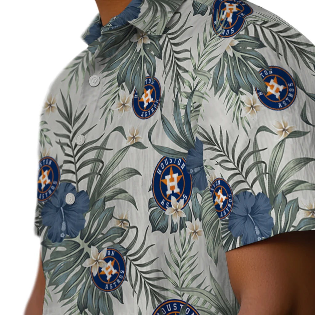 Houston Astros Hawaiian Shirt - Hibiscus Designs | Moonbestprint