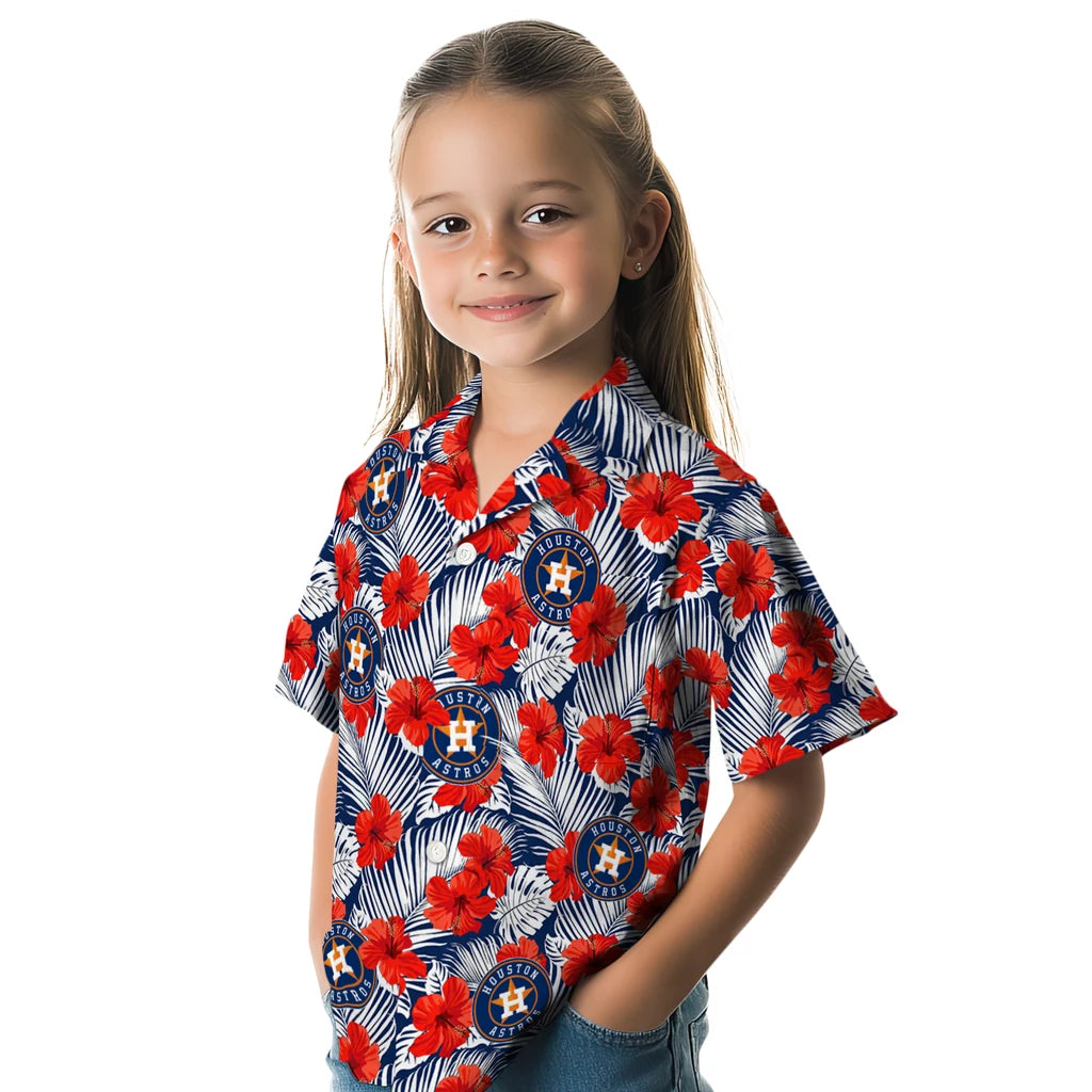 Houston Astros Hawaiian Shirt - Hibiscus Fiesta | Moonbestprint