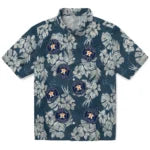 Houston Astros Hawaiian Shirt - Hibiscus Flowers | Moonbestprint
