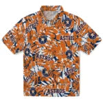 Houston Astros Hawaiian Shirt - Hibiscus Overlay | Moonbestprint