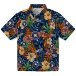 Houston Astros Hawaiian Shirt - Hibiscus Tiki Jungle | Moonbestprint