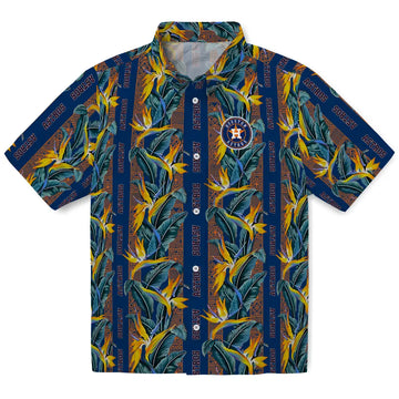 Houston Astros Hawaiian Shirt - Paradise Vines | Moonbestprint