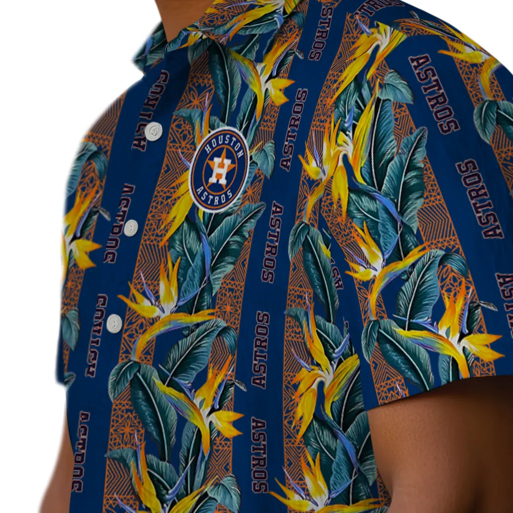 Houston Astros Hawaiian Shirt - Paradise Vines | Moonbestprint