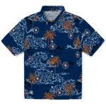 Houston Astros Hawaiian Shirt - Wave Palm | Moonbestprint