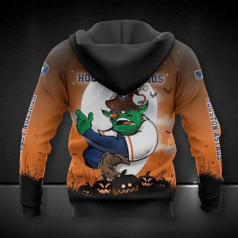 Houston Astros Mascot MLB All Over Print Hoodie -Moonbestprint