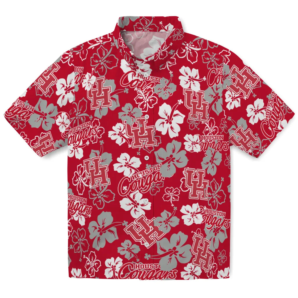 Houston Cougars Hibiscus Bloom Hawaiian Shirt – Moonbestprint