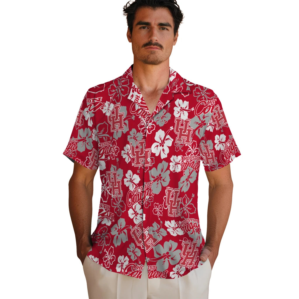 Houston Cougars Hibiscus Bloom Hawaiian Shirt – Moonbestprint