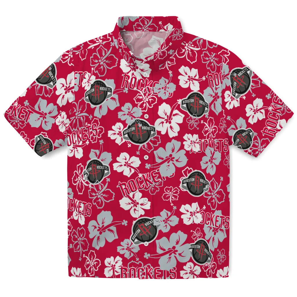 Houston Rockets Hibiscus Bloom Hawaiian Shirt – Moonbestprint