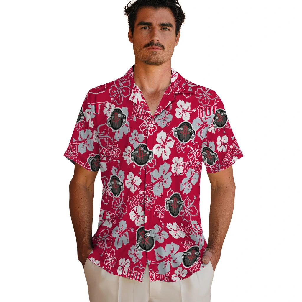 Houston Rockets Hibiscus Bloom Hawaiian Shirt – Moonbestprint