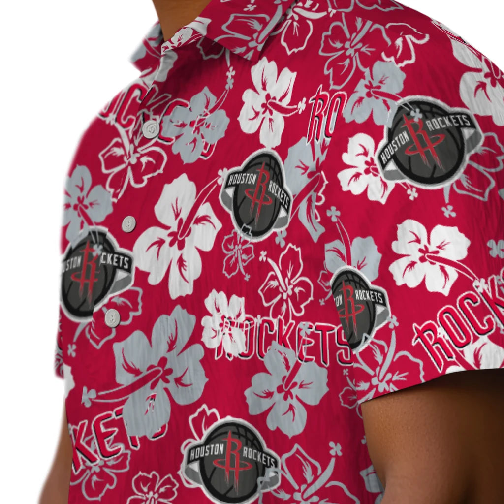 Houston Rockets Hibiscus Bloom Hawaiian Shirt – Moonbestprint