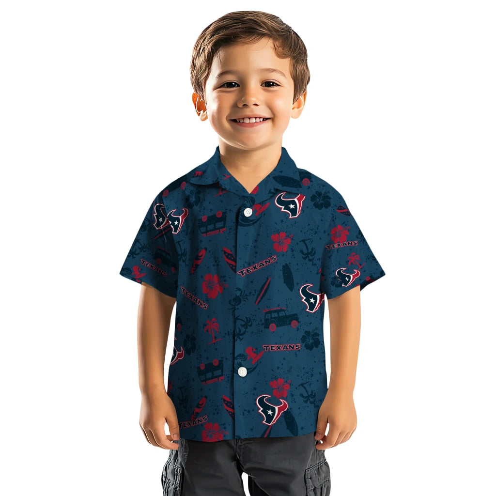 Houston Texans Hawaiian Shirt - Beach Vibe | Moonbestprint