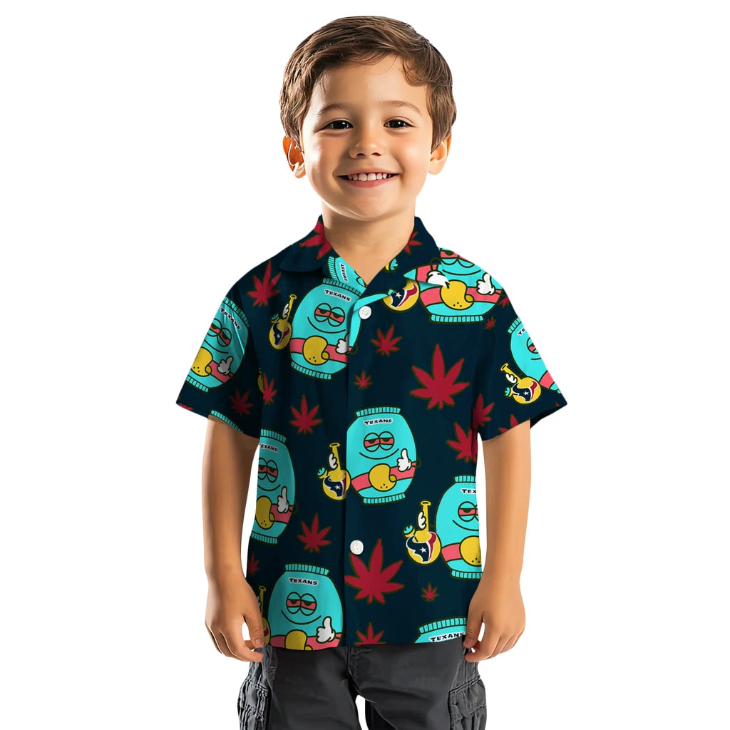 Houston Texans Hawaiian Shirt - Chill Vibe | Moonbestprint