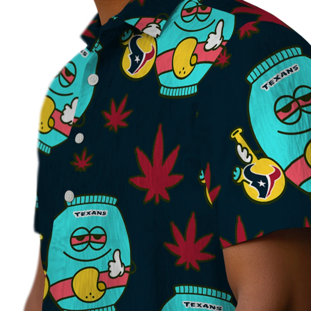 Houston Texans Hawaiian Shirt - Chill Vibe | Moonbestprint
