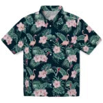 Houston Texans Hawaiian Shirt - Flamingo and Hibiscus | Moonbestprint