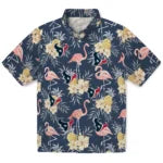 Houston Texans Hawaiian Shirt - Flamingo Hibiscus | Moonbestprint