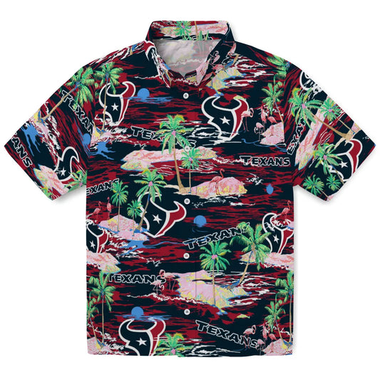 Houston Texans Flamingo Retreat 2026 Hawaiian Shirt – Moonbestprint