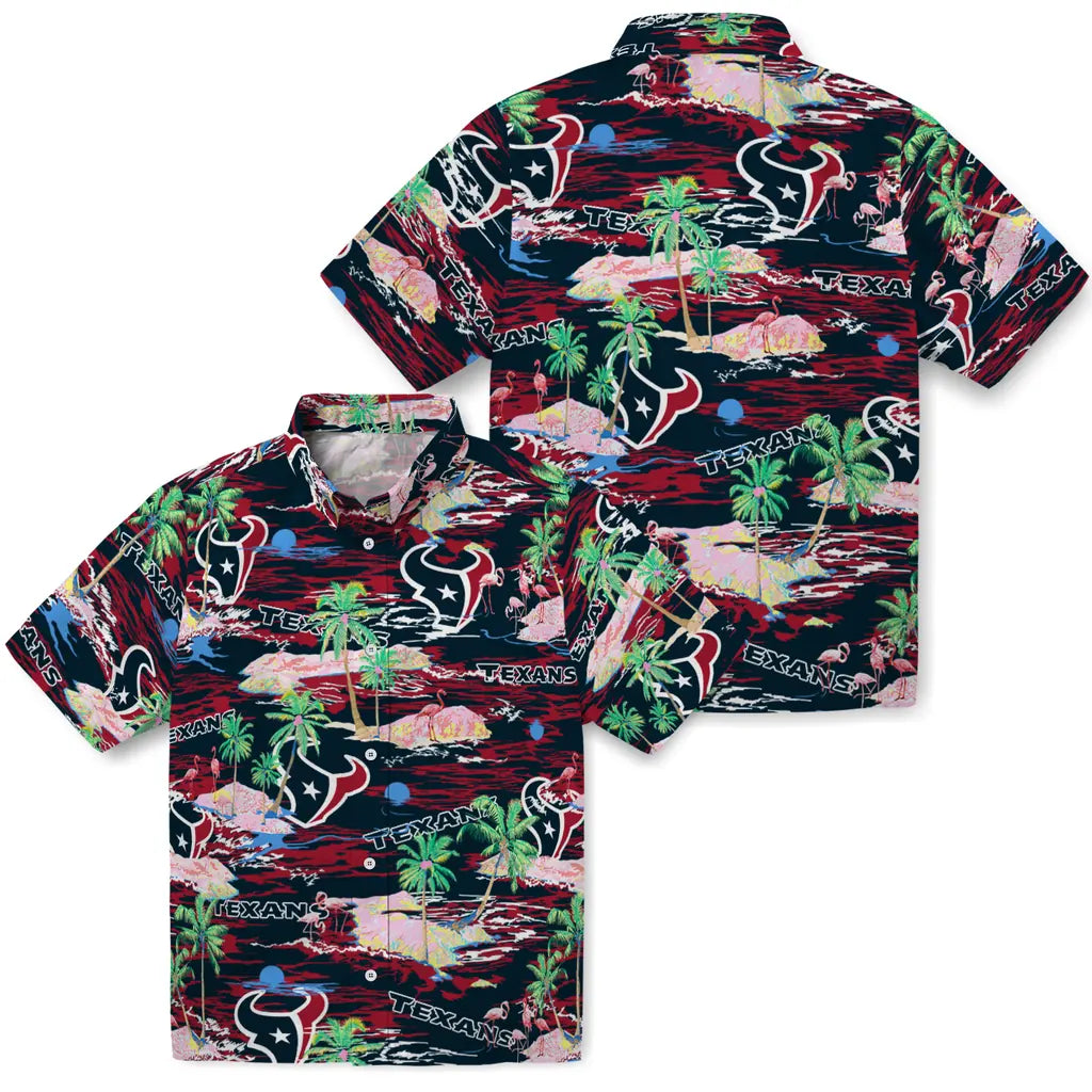 Houston Texans Flamingo Retreat 2026 Hawaiian Shirt – Moonbestprint