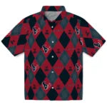 Houston Texans Hawaiian Shirt - Golfing Plaid | Moonbestprint